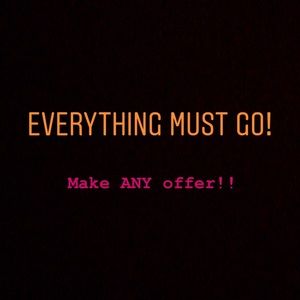 moving sale!! everything must go!!